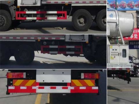 【东风六驱车】东风6x6越野车/东风越野客车HCQ5250TDYLJ5型多功能抑尘车